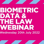 Webinar: Biometric Data and The Law