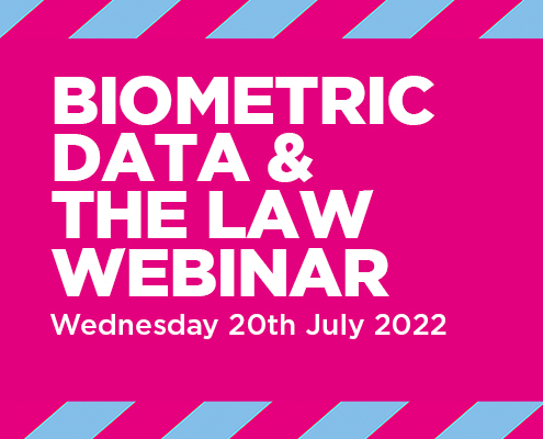 Webinar: Biometric Data and The Law